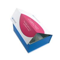 Boîte cadeau personnalisée avec couvercle magnétique, emballage en papier, fermeture magnétique, Caja De Con Iman, boîte en carton rigide pour cosmétiques