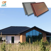 Systèmes d'énergie solaire 95W sur mesure Tuiles solaires domestiques Tuile de bardeaux plats photovoltaïque Bipv pour toit solaire