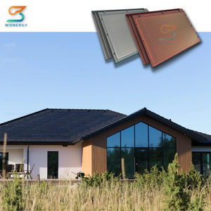 Custom 95W <strong>Solar</strong> Energy Systems Home <strong>Solar</strong> Roof <strong>Tiles</strong> Photovoltaic Bipv <strong>Solar</strong> Roof Flat Shingle <strong>Tile</strong> - Product Image 5