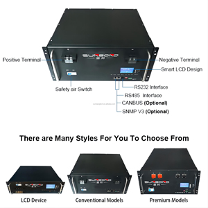 Sunbang 48V pin lithium để Lithium Ion 100Ah năng lượng mặt trời và gói pin sao lưu năng lượng pin cho nhà - Product Image 4