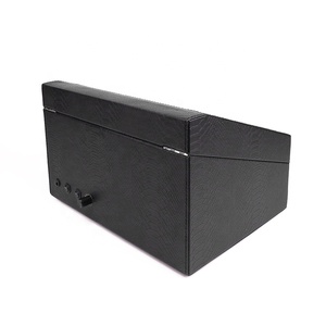 Boîte de <span class=keywords><strong>remontoir</strong></span> de <span class=keywords><strong>montre</strong></span> en cuir de haute qualité moteur <span class=keywords><strong>automatique</strong></span> rotatif 12 montres en stock - Product Image 6