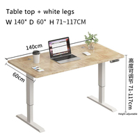 DNZ-17 escritorios de oficina meubles de bureau table d'ordinateur tables élévatrices shanding bureau s'asseoir debout bureau hauteur réglable bureau