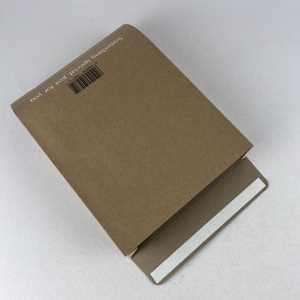 Bolsa de correo marrón personalizada, embalaje expandible de fondo plano, bolsas de correo, bolsas de ropa, embalaje para envío, transporte de correo - Product Image 2