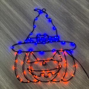 Nueva llegada Halloween iluminado murciélago colgante ventana puerta Decoración - Product Image 4