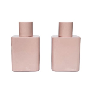 Flacone ricaricabile per profumo <span class=keywords><strong>da</strong></span> 50 ml, rosa, con tappo a vite piatto e stampa serigrafica - Product Image 2