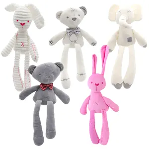 New Style Plush Stuffed Cute Appease Rabbit Bear Animal Toys Infant Baby Comfort Dolls For Children Kids Birthday Pretty Gift