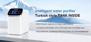 Système de filtration d'eau par osmose inverse 100 GPD, conception sans réservoir OEM/ODM, purificateur intelligent double TDS entrée/sortie, osmose inverse complète 7 étapes - Product Image 5