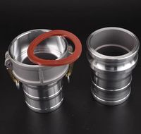 Adaptateur réducteur de raccords de tuyauterie à came et rainure en aluminium, 3 pouces, à raccord rapide Camlock, types A, B, C, D, filetage NPT BSP, direct usine