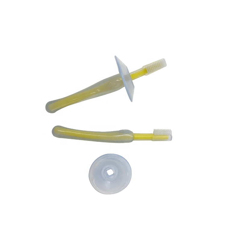 2020 горячая Распродажа Мягкая Силиконовая зубная щетка Детская силиконовая обучающая зубная щетка