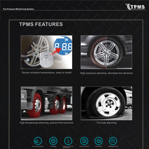 Hot bán năng lượng mặt trời điện xe <span class=keywords><strong>TPMS</strong></span> giám sát áp suất lốp hệ thống <span class=keywords><strong>TPMS</strong></span> Cảm biến áp suất lốp - Product Image 4