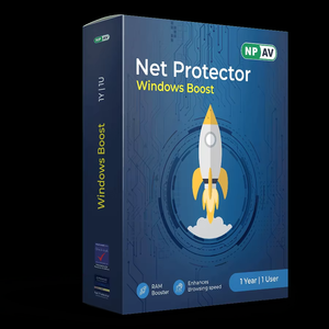 Software de Utilidad Informática Net Protector PC Boost con Licencia Profesional para 1 Usuario por 1 Año para Optimización del Rendimiento del Sistema - Product Image 1