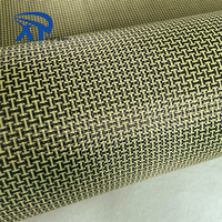 Rouleau de tissu hybride carbone-aramide haute résistance de 1,5 m de large, tissu carbone, produit Kevlar carbone aramide