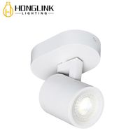 Boîtier de projecteur LED GU10 en aluminium, luminaire de plafond de haute qualité pour l'éclairage résidentiel et les projets d'éclairage domestique