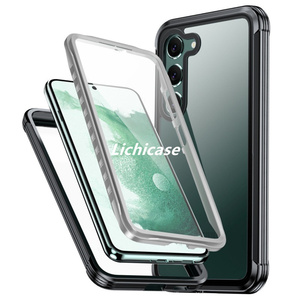 Licicase 360เคสป้องกันเต็มรูปแบบสำหรับ <span class=keywords><strong>Samsung</strong></span> S20 S20 <span class=keywords><strong>FE</strong></span> S20 PLUS ไฮบริดใสกันกระแทก - Product Image 4