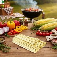 Brochettes longues en bois pour barbecue, machine à griller, brochettes épaisses brésiliennes, brochettes en bambou pour churrasco, brochettes à viande pour barbecue