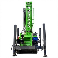 Foreuse hydraulique sur chenilles de 300 m pour puits d'eau, machine de forage pour l'approvisionnement en eau agricole et industrielle