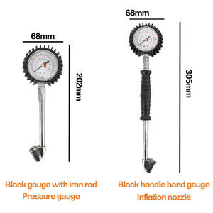KAILUN Embout de gonflage pneumatique avec poignée, connecteur mâle, jauge de pression, accessoires pneumatiques NPT 40x8x8 cm pour gonfleur de pneus et compresseur de voiture - Product Image 4