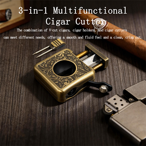 Nouveau design de haute qualité, coupe-cigares quatre-en-un, coupe-cigares, accessoires pour cigares, guillotine à cigares, cadeau pour homme - Product Image 1