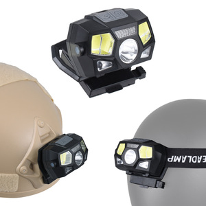 MotionSense <b>USB</b> Rechargeable LED Headlamp with White Red <b>Light</b> for Outdoor Camping <b>Night</b> Activities Lightweight Headlight - Product Image 4