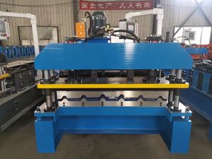 간단한 작동 하이 퀄리티 단일 레이어 PPGI <span class=keywords><strong>750</strong></span> 프로필 사다리꼴 Ibr 지붕 시트 프레스 롤 성형 기계 만들기 - Product Image 2