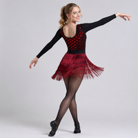 Robe de jazz pour filles, justaucorps de danse pour enfant, combinaison de danse, robe de danse pour adulte, sans manches, costume de danse pour la pratique