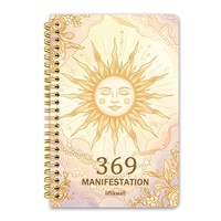 Hochwertiges Spiralgebundenes Notizbuch mit Individuellem Logo-Design 369 Manifestations-Journal-Bücher für Werbegeschenke
