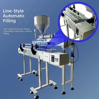 Machine de remplissage automatique pneumatique à tête unique pour beurre de cacahuète, shampoing, miel et cosmétiques, petite taille, pour la fabrication industrielle