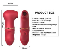 Neues Design Silikon-Nippel-Saugvibrator Brustmassagegerät Frauen-Sexspielzeug für Erwachsene Klitoris-Saugvibrator