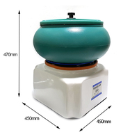 Polisseuse vibrante automatique de bureau Kinway Guangdong 17 pouces pour bijoux, petite machine de meulage vibratoire humide et sèche