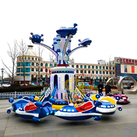 Manèges autoportants certifiés CE pour parcs d'attractions, équipement extérieur sécurisé pour aires de jeux communautaires et centres commerciaux