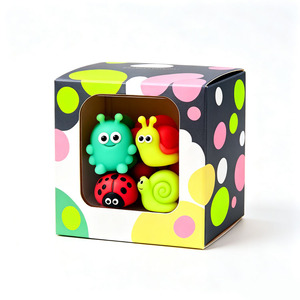 Boîte en carton personnalisée avec fenêtre transparente en PET, emballage de vente au détail pour jouets sensoriels pour enfants - Product Image 6