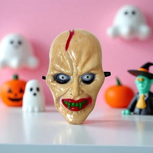 Halloween nhựa cosplay trang phục với Halloween lễ hội mặt nạ phim Prop thực tế Halloween đáng sợ Ma Cà Rồng Zombie kinh dị mặt nạ - Product Image 3