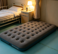 Lit d'air gonflable épais imperméable pour adultes, taille king, avec pompe, pour le camping en plein air, les voyages