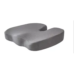 Customized U Shape Ergonomic Memory Foam Seat Cushion For Chair Seat