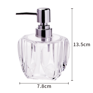 Distributeur <span class=keywords><strong>de</strong></span> savon liquide en acrylique, ensemble d'accessoires <span class=keywords><strong>de</strong></span> salle <span class=keywords><strong>de</strong></span> <span class=keywords><strong>bain</strong></span>, flacon pompe à savon facetté en cristal pour les essentiels <span class=keywords><strong>de</strong></span> <span class=keywords><strong>bain</strong></span> et <span class=keywords><strong>de</strong></span> toilette - Product Image 2