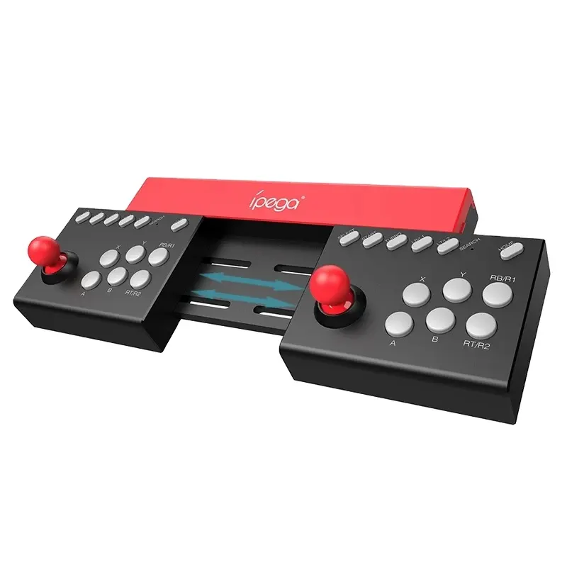 Controlador de juegos 2 en 1 Joystick doble 2 jugadores Gamepad estirable para Android PC PS3 Nintendo Switch PS5 Playstation 4