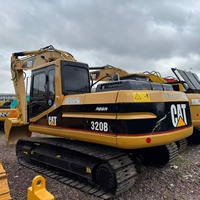 Excavatrice sur chenilles hydraulique d'occasion CAT320BL/CAT320B de 20 tonnes, fabriquée au Japon, avec moteur et pompe – Prix abordable