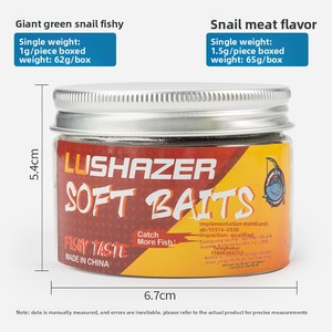 Señuelo Tipo Tiburón, Paquete de 30 Piezas, Acero Inoxidable, <span class=keywords><strong>Cebo</strong></span> Artificial Suave con Olor a Pescado, Flotante, para Carpa, Estanque, <span class=keywords><strong>Campo</strong></span> de Arroz - Product Image 2