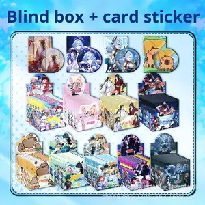 Badge en métal en gros, boîte mystère, 75 mm, double flash, à tirer, broche Song Yuqi Tianguan Genshin Impact - Product Image 4