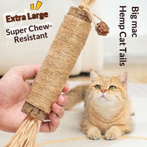Jouet pour chat super grand en Polygonum Capsicum, bâton à mâcher résistant aux morsures, nettoyage des dents, saveur poulet, écologique en EVA pour animaux de compagnie - Product Image 3