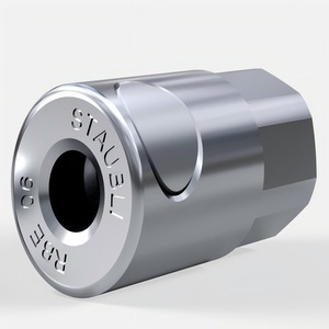 Accouplement rapide modulaire Stubli RBE 30 mm à bouton-poussoir pour le traitement des barres d'acier - Product Image 1