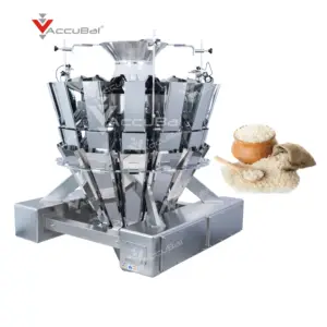 High Sensitivity Multihead Weigher With Salt Sugar Spice Powder Packing Machine