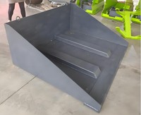 Nouvelle benne robuste compatible avec les chariots élévateurs, garantie 1 an, plusieurs tailles (longueur 1400-1600 mm) pour travaux de terrassement et de construction