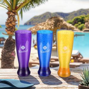 Vaso de Plástico Promocional para Bebidas, Estilo Cóctel, para Smoothies, Cola, Jugos de Playa, 600 ml, Hecho en Vietnam - Product Image 1