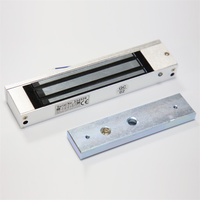 Serrure magnétique électrique 12v 24v Dc 180kg 350lbs Force de maintien Serrure électromagnétique