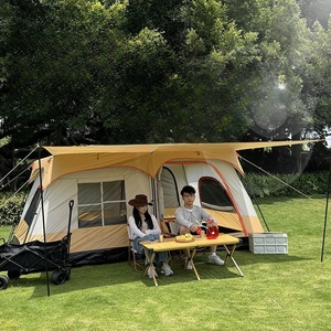 Arctic <span class=keywords><strong>Wolf</strong></span> Tienda de campaña portátil al aire libre Poste de fibra de vidrio-Tela Oxford Protección contra la lluvia solar - Product Image 4