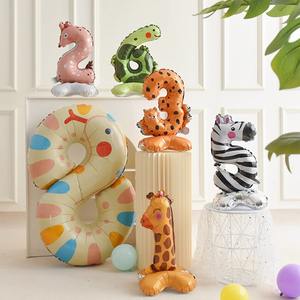 <span class=keywords><strong>Globos</strong></span> <span class=keywords><strong>de</strong></span> Número <span class=keywords><strong>de</strong></span> Animales <span class=keywords><strong>de</strong></span> 0 a 9, Decoración <span class=keywords><strong>de</strong></span> <span class=keywords><strong>Globos</strong></span> <span class=keywords><strong>de</strong></span> Dibujos Animados <span class=keywords><strong>para</strong></span> <span class=keywords><strong>Cumpleaños</strong></span>, Globo <span class=keywords><strong>de</strong></span> Papel <span class=keywords><strong>de</strong></span> Aluminio <span class=keywords><strong>para</strong></span> Fiestas Infantiles - Product Image 2
