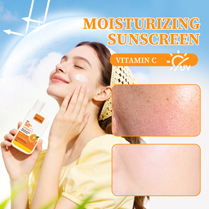 Productos Coreanos para el Cuidado de la Piel de Marca Privada OEM, Protector Solar UV, Crema Protectora Solar Resistente al Agua con Vitamina C, FPS 50 - Product Image 2