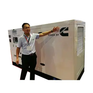 CUMMINS AC three-phase diesel generator silent type durable generator with ATS By CNMC HUALI
