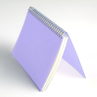 Cahier d'exercices personnalisé sans date Couverture PP Papier à pointillés Fournitures scolaires de bureau Cahier à spirale